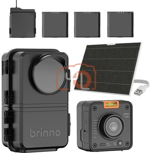 Brinno BCC5000 Outdoor Time-Lapse Camera Bundle with ASP1000-P Solar Panel Kit & APB1000 Battery Kit