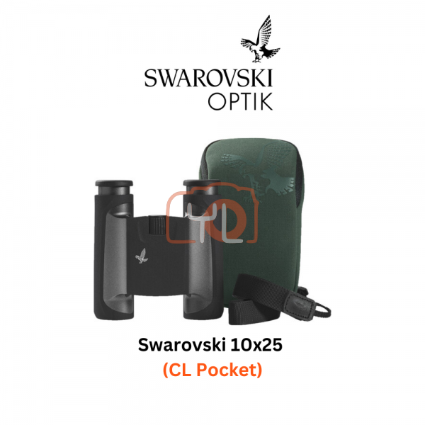 Swarovski 10x25 CL Pocket Binoculars (Dark Grey)