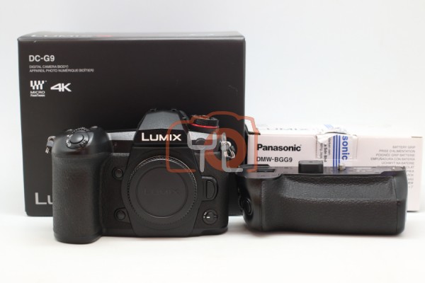 [USED-PUDU] Panasonic Lumix DC-G9 CAMERA BODY With DMW-BGG9 Battery Grip 95%LIKE NEW CONDITION SN:WE7LA005488