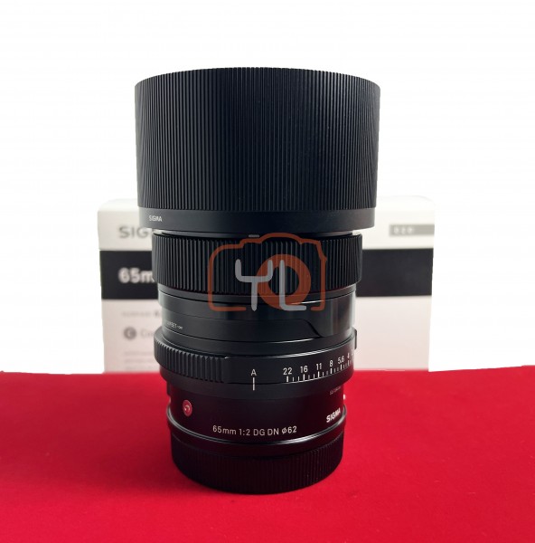 [USED-PJ33] Sigma 65mm F2 DG DN Contemporary Lens (L-Mount) , 95% Like New Condition (S/N:55194332)