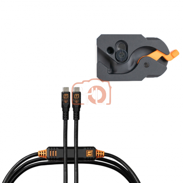 Tether Tools (LLPC15G2-BLK) LeverLock & Optima Cable Kit (15', Non-Reflective Black)