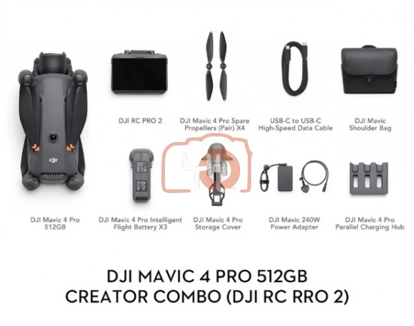 DJI Mavic 4 Pro 512GB Creator Combo (DJI RC PRO 2)