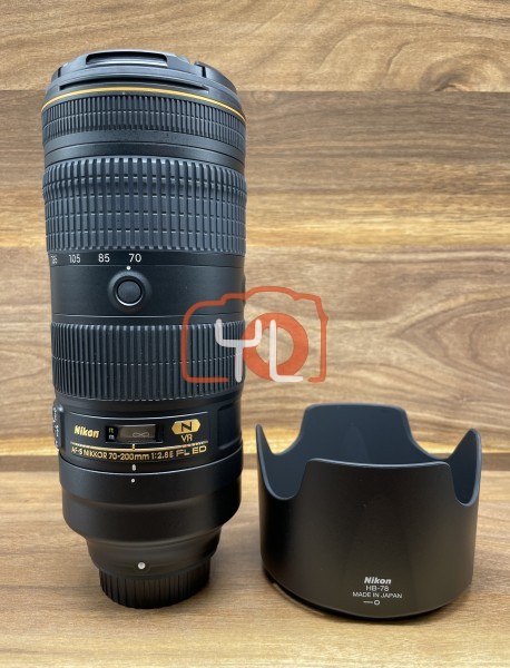 [USED @ YL LOW YAT]-Nikon AF-S NIKKOR 70-200mm F2.8E FL ED VR Lens,95% Condition Like New,S/N:252557