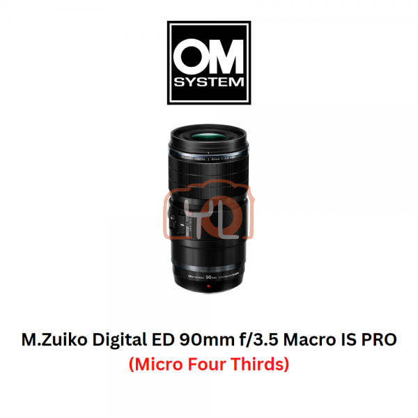 M.Zuiko Digital ED 90mm f/3.5 Macro IS PRO Lens (Micro Four Thirds)