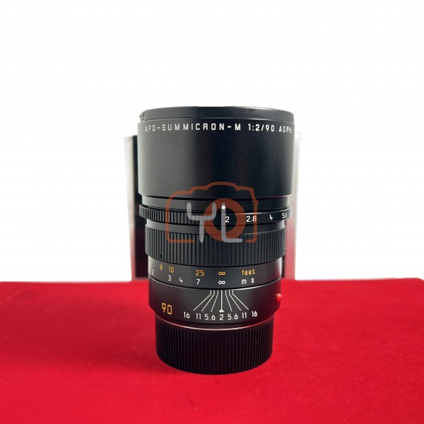 [USED-PJ33] Leica 90mm F2 APO Summicron-M ASPH 11884 , 95% Like New Condition (S/N:4132014)