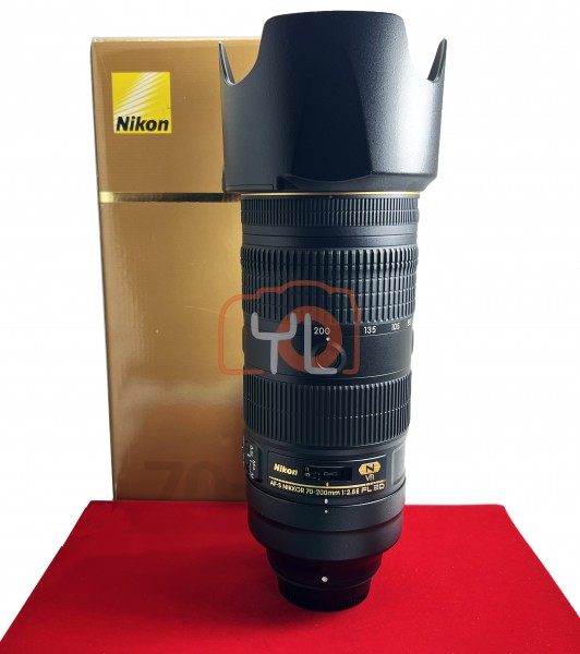[USED-PJ33] Nikon 70-200mm F2.8 E FL VR AFS, 95% Like New Condition (S/N:202030)