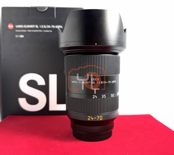 [USED-PJ33] Leica 24-70mm F2.8 Vario-Elmarit-SL ASPH Lens (11189), 95% Like New Condition (S/N:4967473)