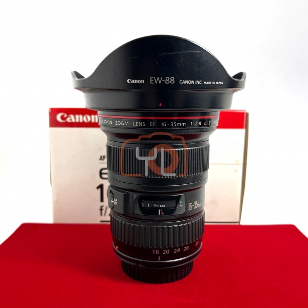 [USED-PJ33] Canon 16-35mm F2.8 L II EF USM Lens, 80% Like New Condition (S/N:4980544)