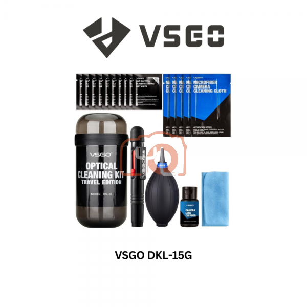 VSGO DKL-15G Travel Kit for Cleaning Lenses (Black)