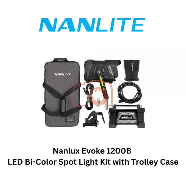 Nanlux Evoke 1200B LED Bi-Color Spot Light Kit with Trolley Case