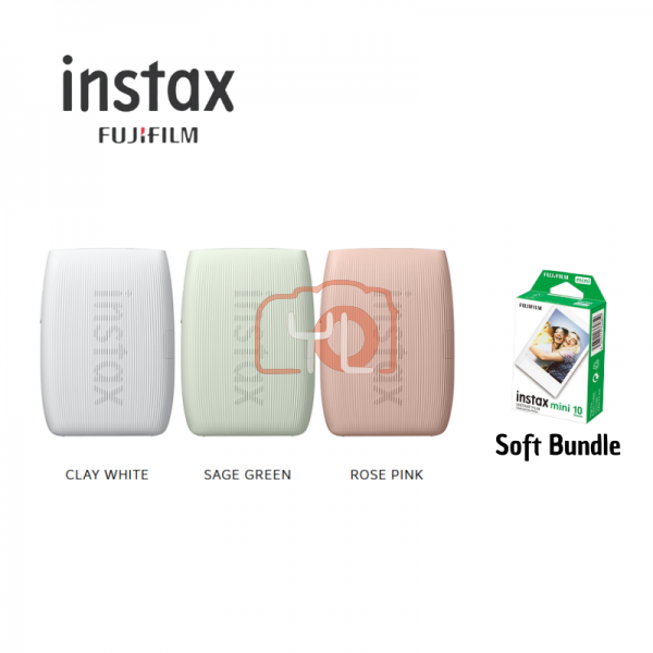 FUJIFILM INSTAX MINI LINK 3 Smartphone Printer (Rose Pink) - Soft Bundle