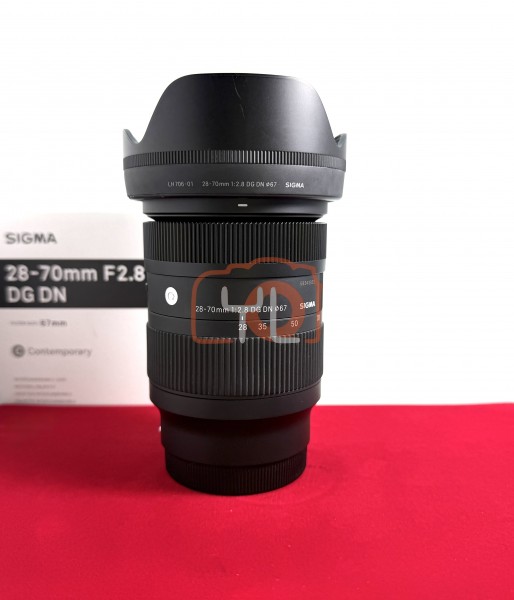 [USED-PJ33] Sigma 28-70mm F2.8 Contemporary DG DN (SONY FE), 95% Like New Condition (S/N:58343832)