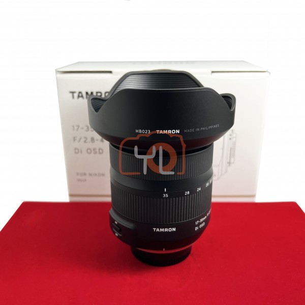 [USED-PJ33] Tamron 17-35mm F2.8-4 DI OSD Lens (Nikon) ,95%Like New Condition (S/N:005047)