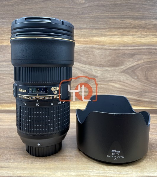 [USED @ YL LOW YAT]-Nikon AF-S 24-70mm F2.8E ED N VR Nikkor Lens,95% Condition Like New,S/N:2108409