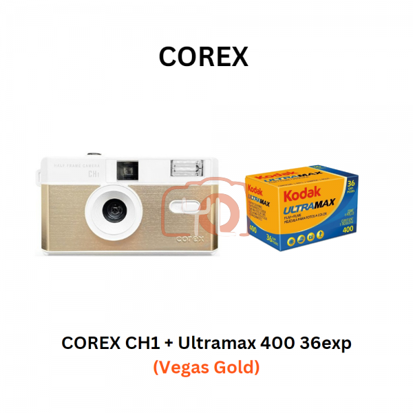 Corex CH1 + Kodak Ultramax 400 36exp (Vegas Gold)