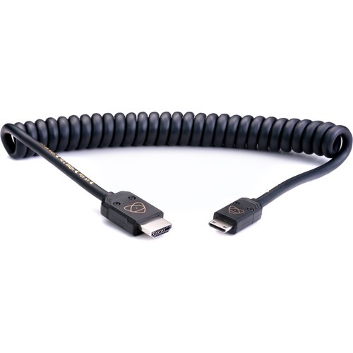 AtomFLEX HDMI (Type-A) Male to Mini-HDMI (Type-C) Male Coiled Cable (16 to 32