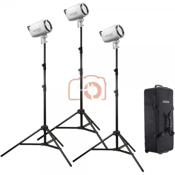 Godox Litemons LA150R-K3 RGB LED Monolight with Three Lights & Stands