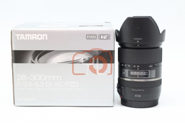 [USED-PUDU] Tamron 28-300mm F3.5-6.3 Di VC PZD Lens (Canon) 98%LIKE NEW CONDITION SN:102163