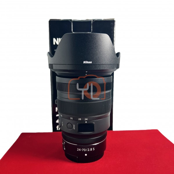 [USED-PJ33] Nikon 24-70mm F2.8 S Z  , 95% Like New Condition (S/N:20038055)