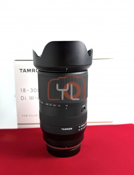 [USED-PJ33] Tamron 18-300mm F3.5-6.3 Di III-A VC VXD Lens (Fujifilm X), 95% Like New Condition (S/N:002971)