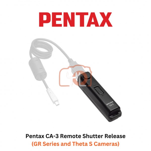 Pentax CA-3 Remote Shutter Release for GR Series and Theta S Cameras
