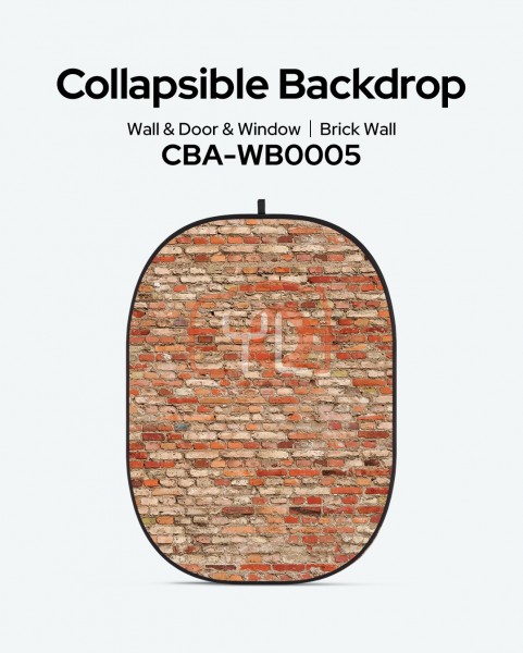 Godox CBA-WB0005 Brick Wall Collapsible Backdrop
