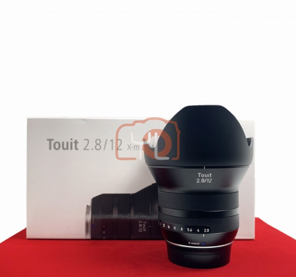 [USED-PJ33] Zeiss 12MM F2.8 Touit (Fujifilm X), 90% Like New Condition (S/N:51048250)