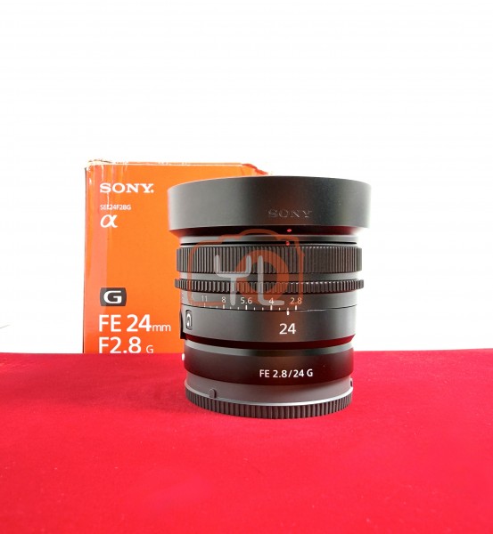 [USED-PJ33] Sony 24mm F2.8 G FE, 95% Like New Condition (S/N:1855907)