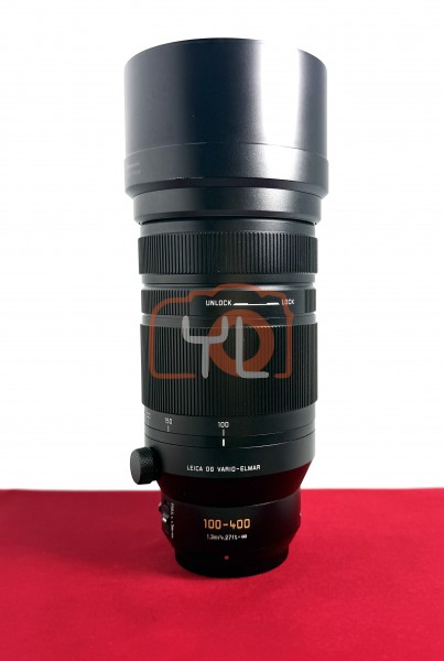 [USED-PJ33] Panasonic 100-400mm F4-6.3 Lumix G DG Vario-Elmar ASPH. POWER OIS, 95% Like New Condition (S/N:SP7JE101744)