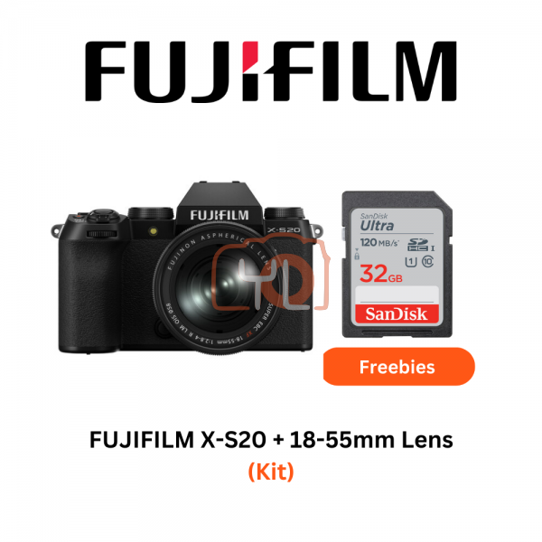 FUJIFILM X-S20 + 18-55mm Lens