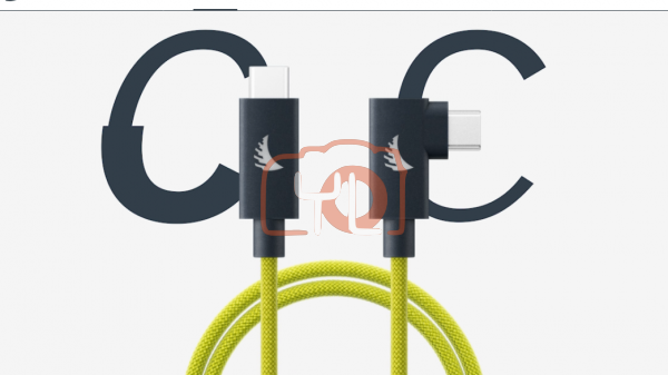 Angelbird USB-C 4.0 Solid Flex™ Cable Right-Angle Lime 2 m | 6.6 ft
