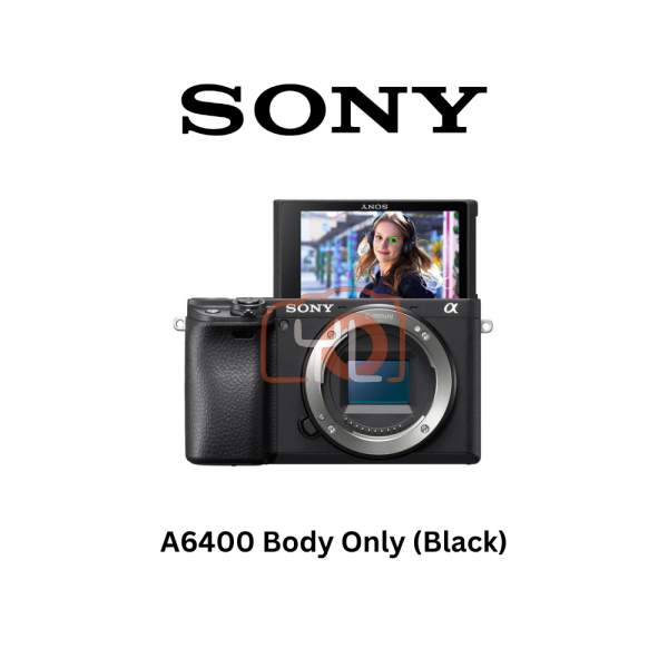 Sony A6400 Camera (Black) - Free Sony 64GB SD Card