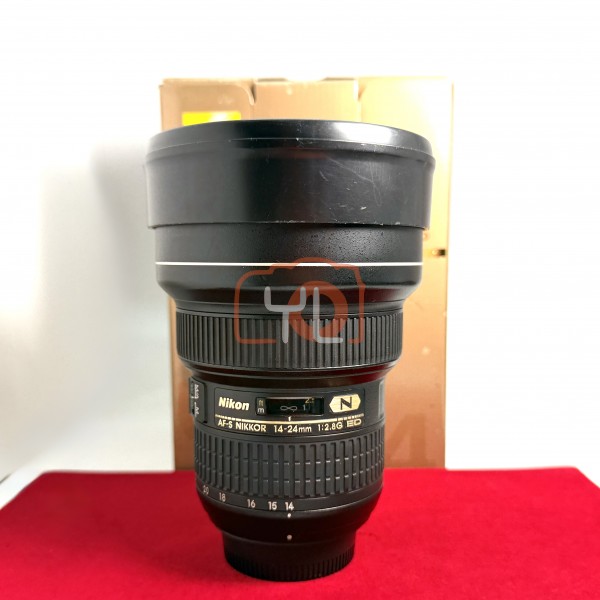 [USED-PJ33] Nikon 14-24mm F2.8 G AFS , 90% Like New Condition (S/N:219864)