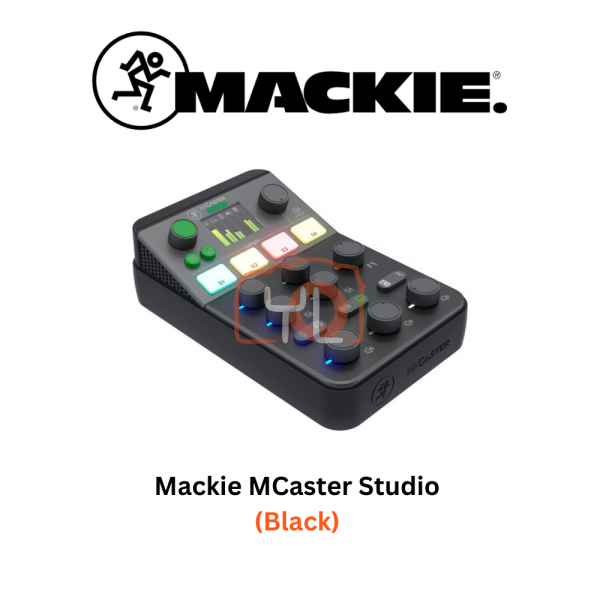 Mackie MCaster Studio Portable Streaming Mixer (Black)