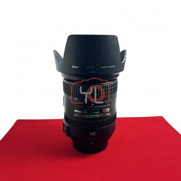 [USED-PJ33] Nikon 18-200mm F3.5-5.6 G VR II DX AFS, 95% Like New Condition (S/N:42310485)