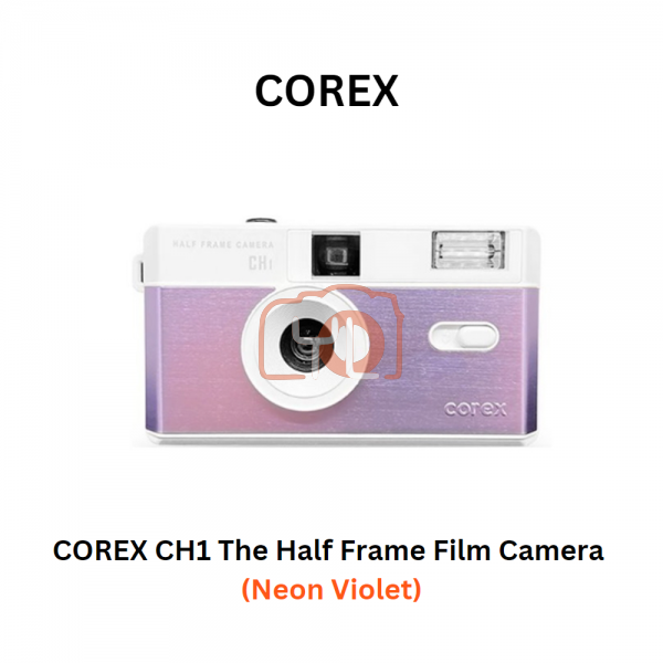 Corex CH1 Half Frame Film Camera (Neon Violet)