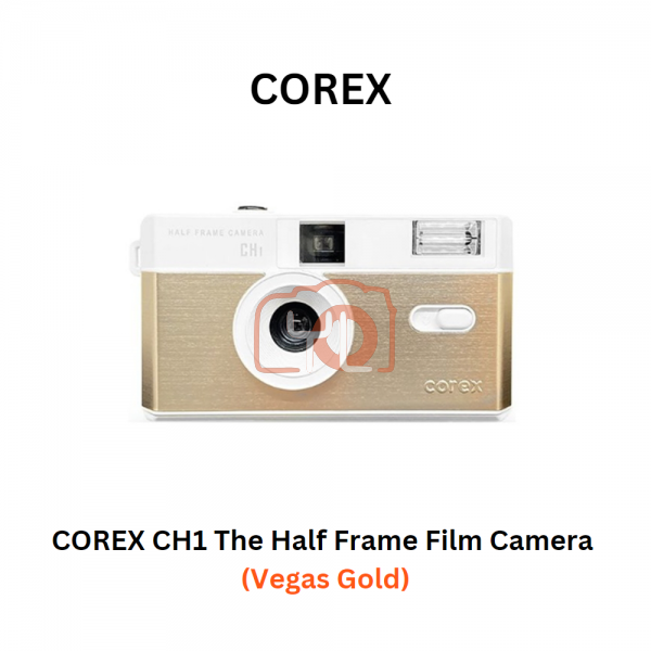 Corex CH1 Half Frame Film Camera (Vegas Gold)