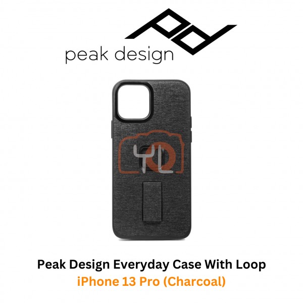 Peak Design Everyday Case with Loop for iPhone 13 Pro (Charcoal)