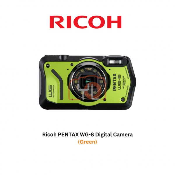 Ricoh PENTAX WG-8 Digital Camera (Green)