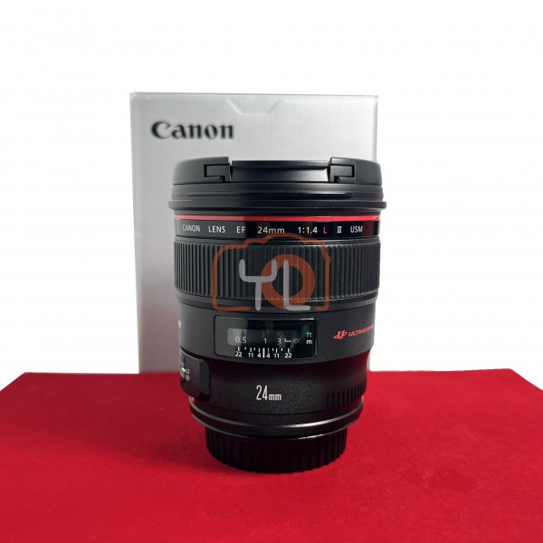 [USED-PJ33] Canon 24MM F1.4 L II EF USM (No Hood) , 90% Like New Condition (S/N:6184002)