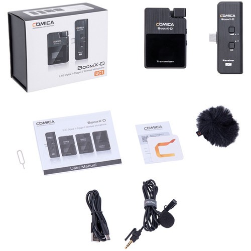 Comica Audio BoomX-D UC1 Ultracompact Digital Wireless Microphone System for Android Smartphones