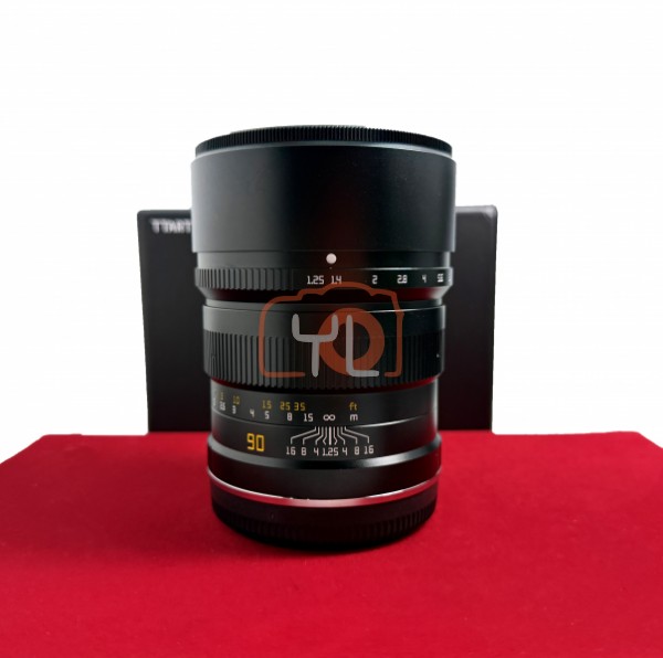 [USED-PJ33] TT Artisan 90mm F1.25 (Fujifilm GFX) , 99% Like New Condition (S/N:89015926)
