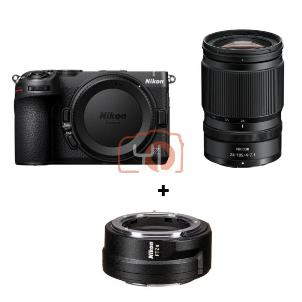 ( Pre order ) Nikon Z5 IIC Mirrorless Camera with 24-105mm f4-7.1 Lens (Black) & FTZ II Adapter  - Free Sandisk card extreme Go 128GB