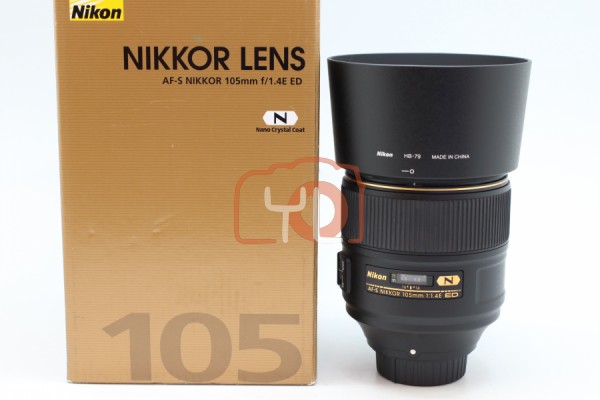 [USED-PUDU] Nikon 105MM F1.4 E AFS 99%LIKE NEW CONDITION SN:2020845