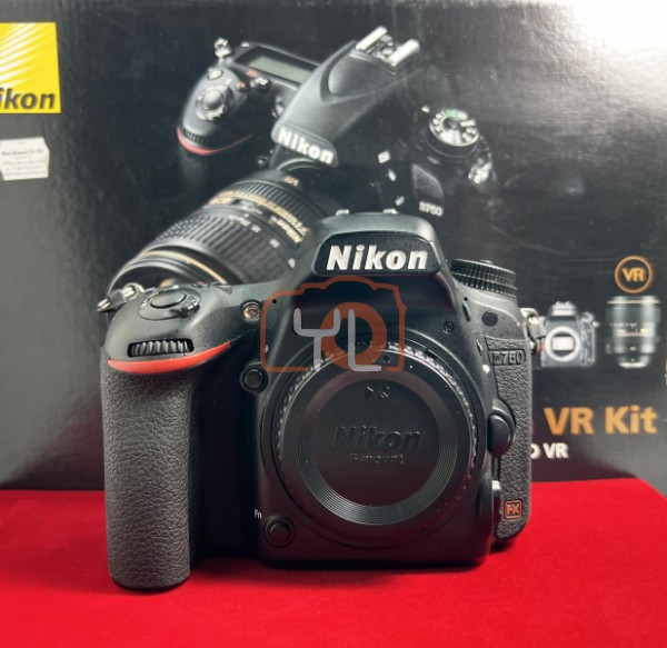 [USED-PJ33] Nikon D750 Body (Shutter Count:22K), 90% Like New Condition (S/N:8504033)