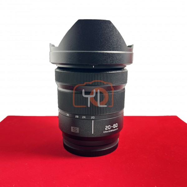 [USED-PJ33] Panasonic 20-60mm F3.5-5.6 Lumix S L-Mount , 95% Like New Condition (S/N:XJ0SA203402)