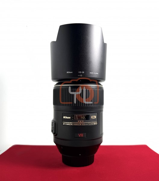 [USED-PJ33] Nikon 105mm F2.8 G VR Macro AFS, 90% Like New Condition (S/N:202230)