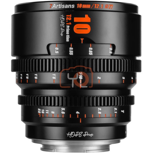 7Artisans 10mm T2.1 Hope S35 Cine Lens (Sony E Mount, Black)