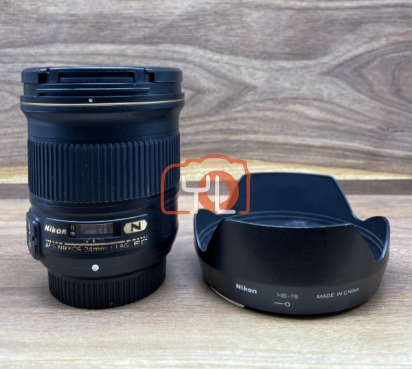 [USED @ YL LOW YAT]-Nikon AF-S NIKKOR 24mm F1.8G ED Lens,88% Condition Like New,S/N:215892