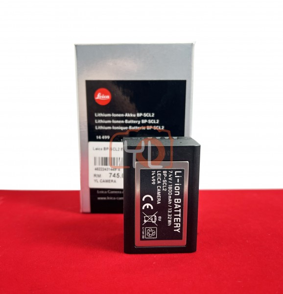 [USED-PJ33] Leica BP-SCL2 Battery (M240,M246,MP240) , 90% Like New Condition.